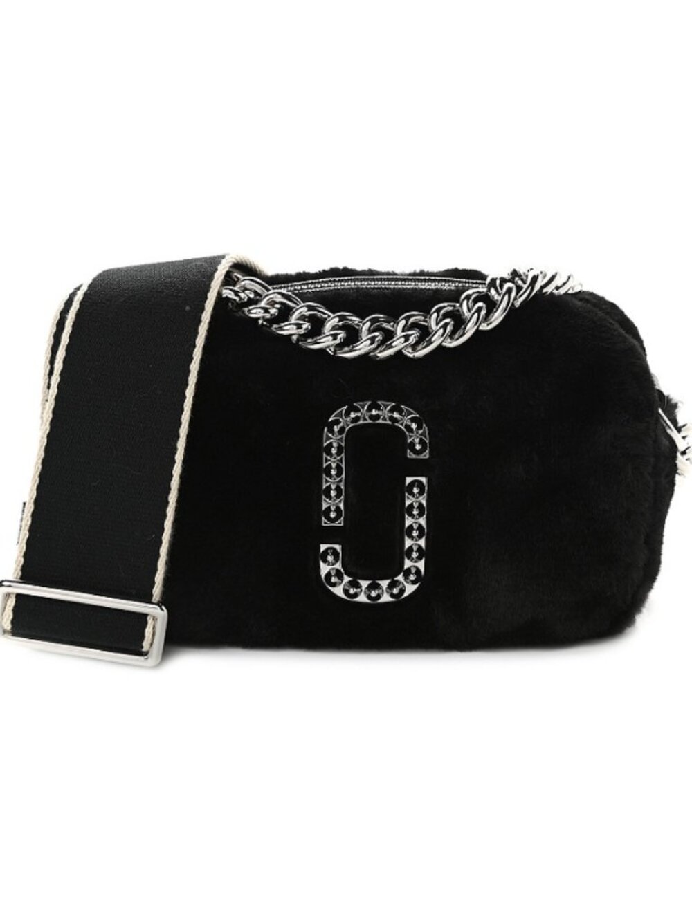 MARC JACOBS Snapshot Faux Fur Camera Crossbody Bag